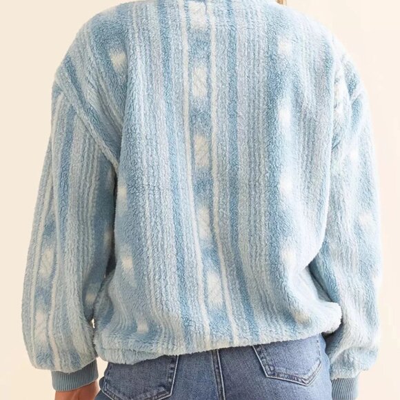 NEW Billabong Time Off Half-Zip Fleece Pullover Sea Fog Size L NWT - Picture 7 of 8